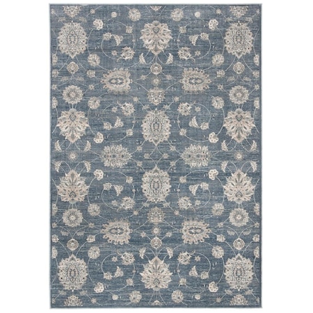 Safavieh 8 x 10 ft. Vintage 841 Power Loomed Rectangle Area Rug Blue & Beige VTG841-7220-8